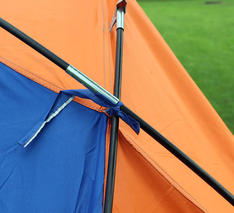 Cheap Goat Tents Double Layer Waterproof Two Bedrooms Outdoor Camping Tent For 4 6 Person Hiking Fishing Hunting Familiy Party Tent 3 Colors Tents 
